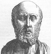 Hippocrates, the ancient Greek physician known as the 